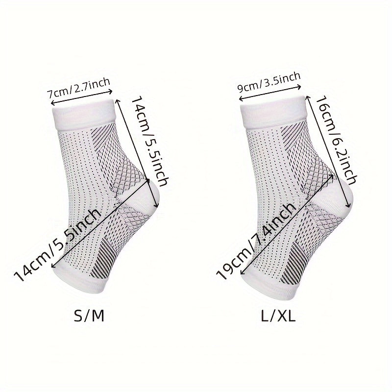 Black Neuropathy Compression Socks providing maximum comfort and support
