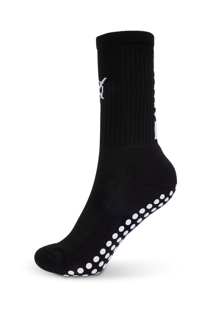 RIght side of Football Grip Socks X Black