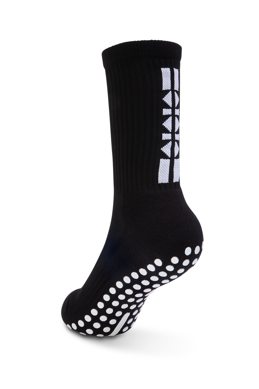 Left side of Football Grip Socks X Black Anti-Slip