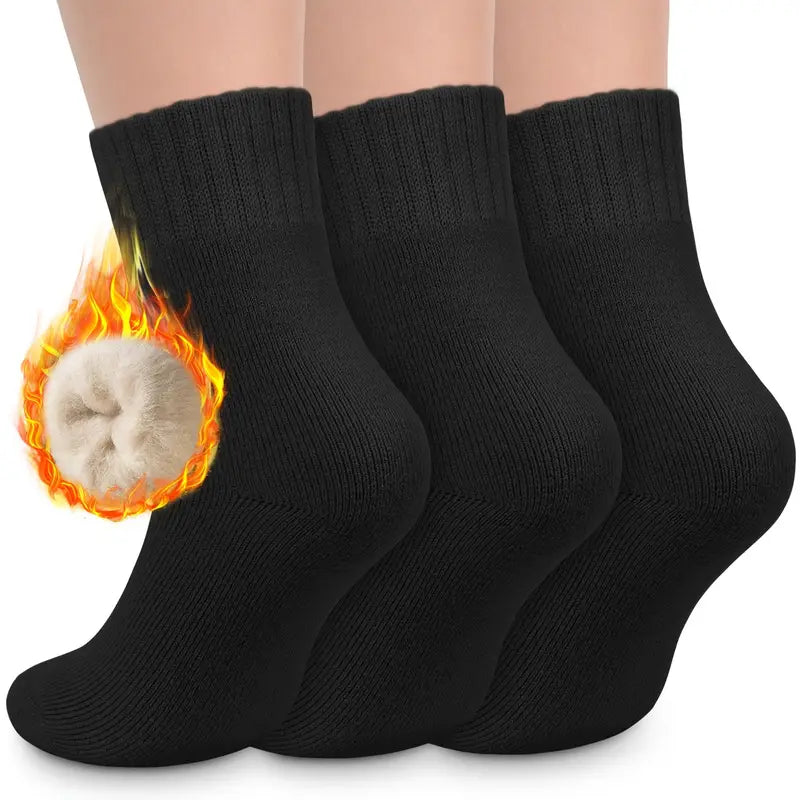  Women's Ultra-Warm Fleece Socks