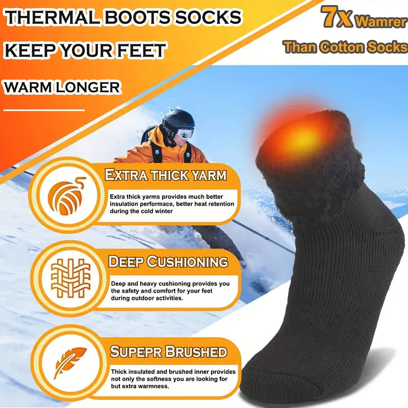  Women's Ultra-Warm Fleece Socks