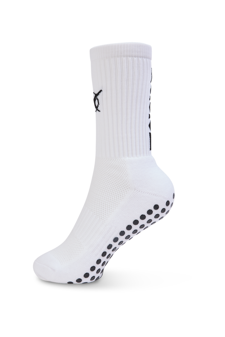 Football Grip Socks X White Anti-Slip